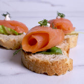 Smoked Salmon Garnished - Canape - WILTON PATISSERIE